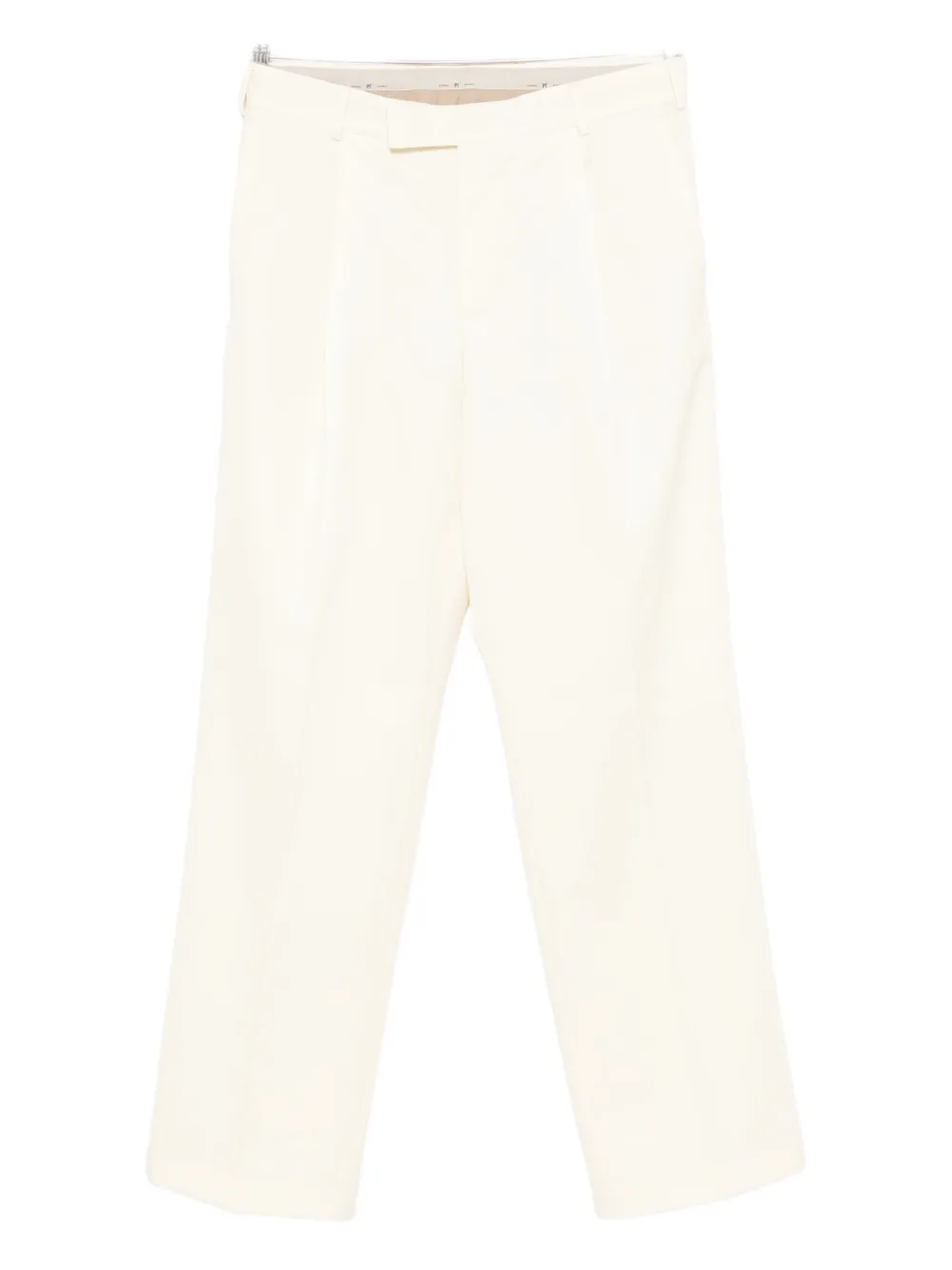

Брюки со складками спереди Pt Torino, кремовый