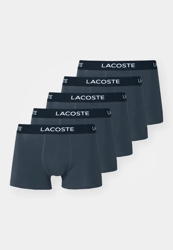 Трусы 5 pack Lacoste, серый/черный — фото 4