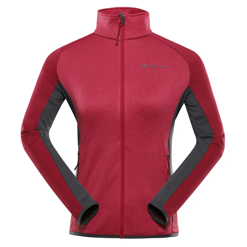 

Флис Alpine Pro Vorna full zip, розовый