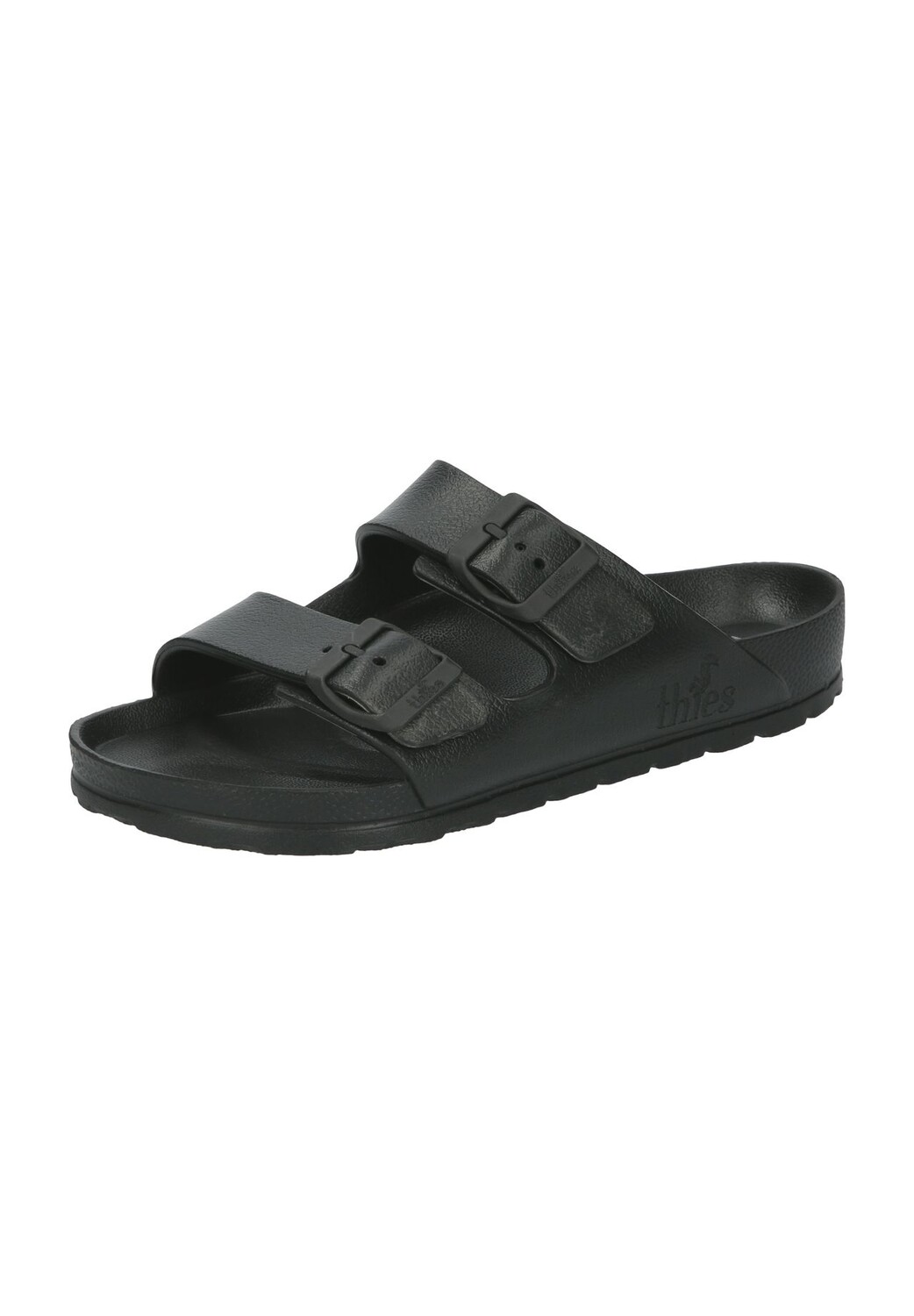

Мюли, глубокая стелька, женские thies, цвет Buckle Black Blac
