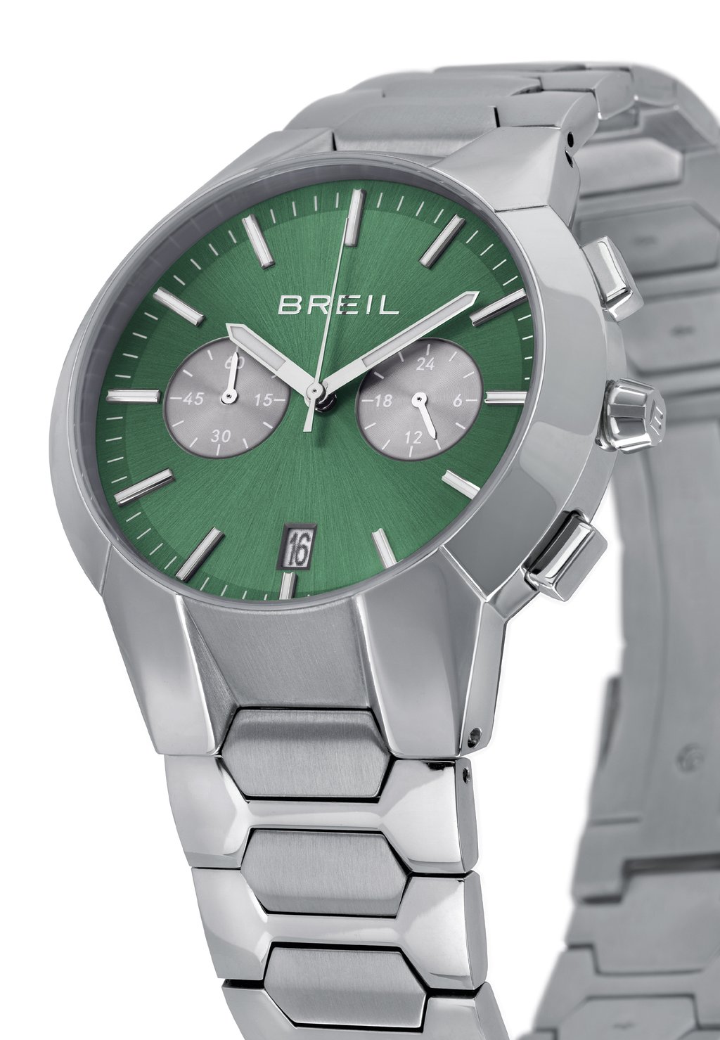 

Часы с хронографом NEW ONE Breil, зеленый