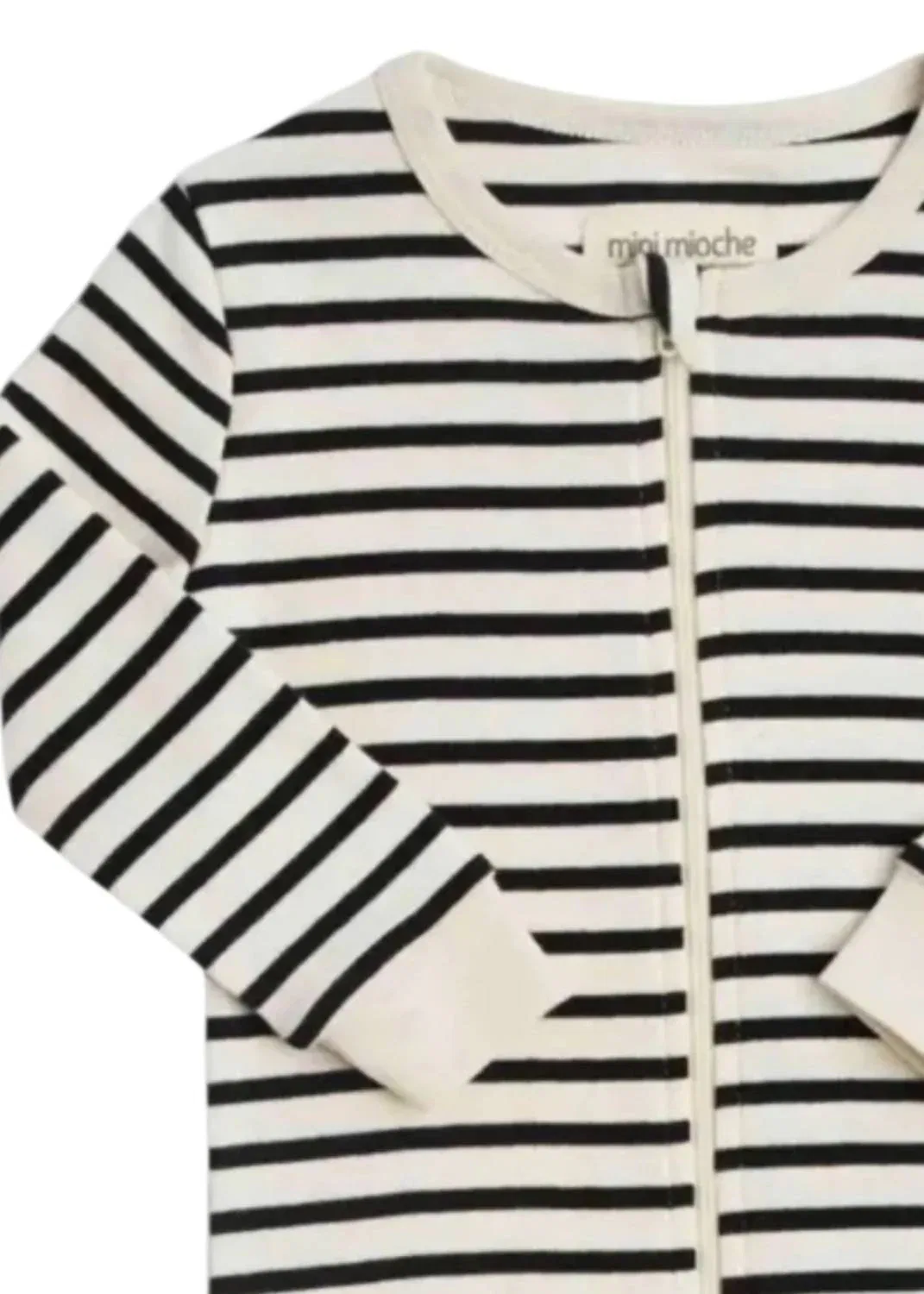 Детский комбинезон-спа «Мечта» в натуральную полоску Mini Mioche, Natural Stripe — фото 2
