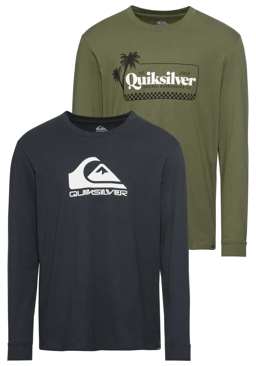 

Рубашка Quiksilver с длинными рукавами, оливковый