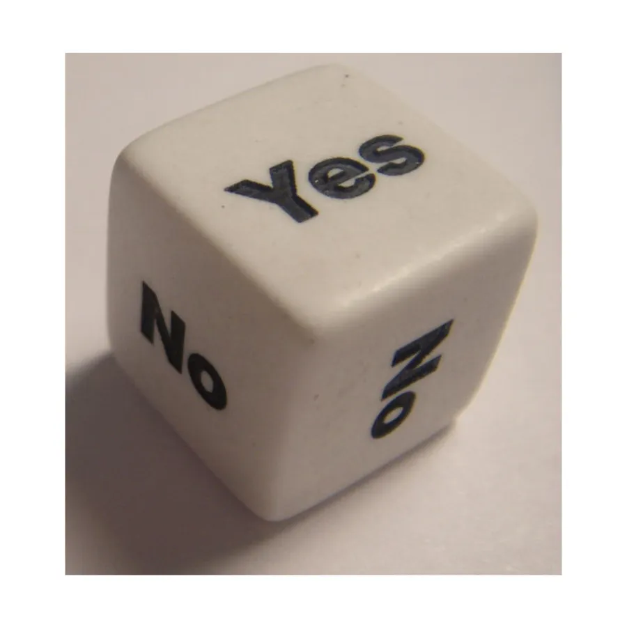 

16 мм d6 Матрица принятия решения Да/Нет, Assorted Dice (Just Games Rochester)