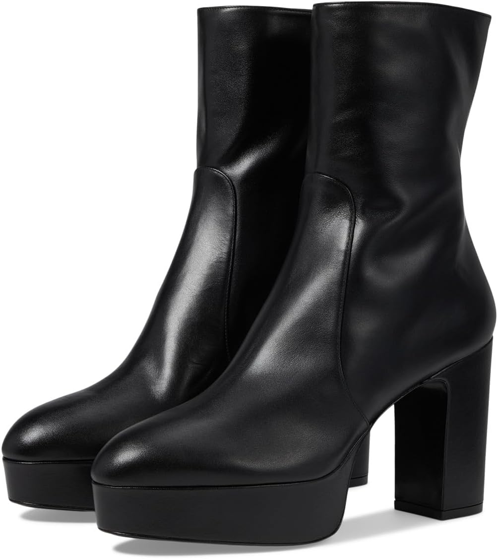 Ботинки Stuart Weitzman Lala Platform Zip Bootie, цвет Black 2