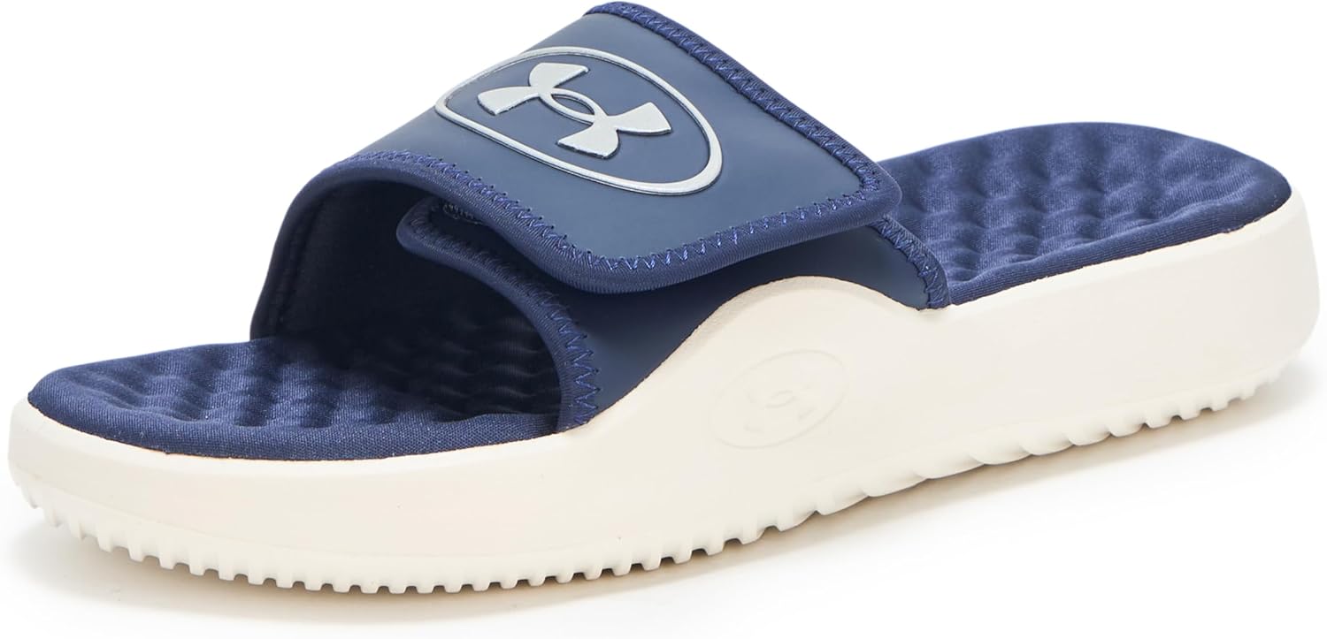 

Under Armour мужские сланцы Ignite Pro 8, (410) Midnight Navy/White Quartz/Super Pink