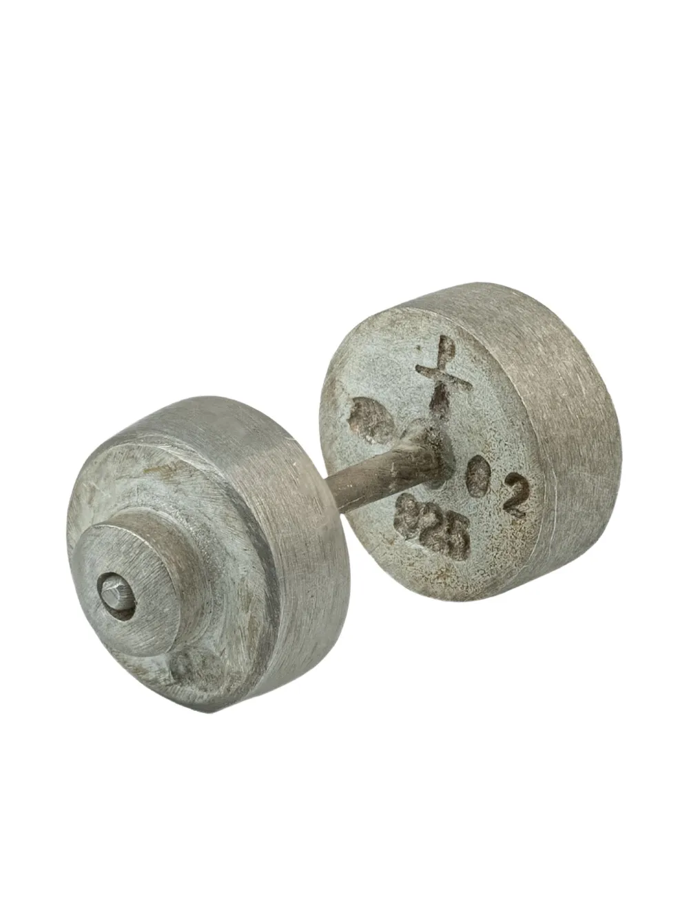 

Серьга-пусет из стерлингового серебра с изумрудом Parts Of Four, серебристый