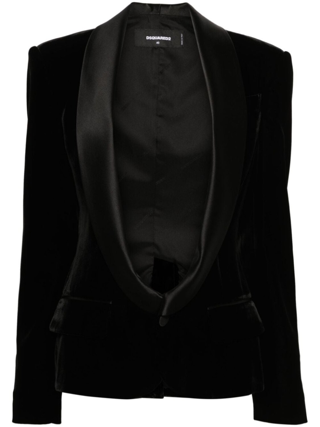 

DSQUARED2 блейзер Dean, черный