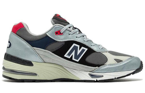 Кроссовки 991 сделано в Англии New Balance, серебряный — фото 2