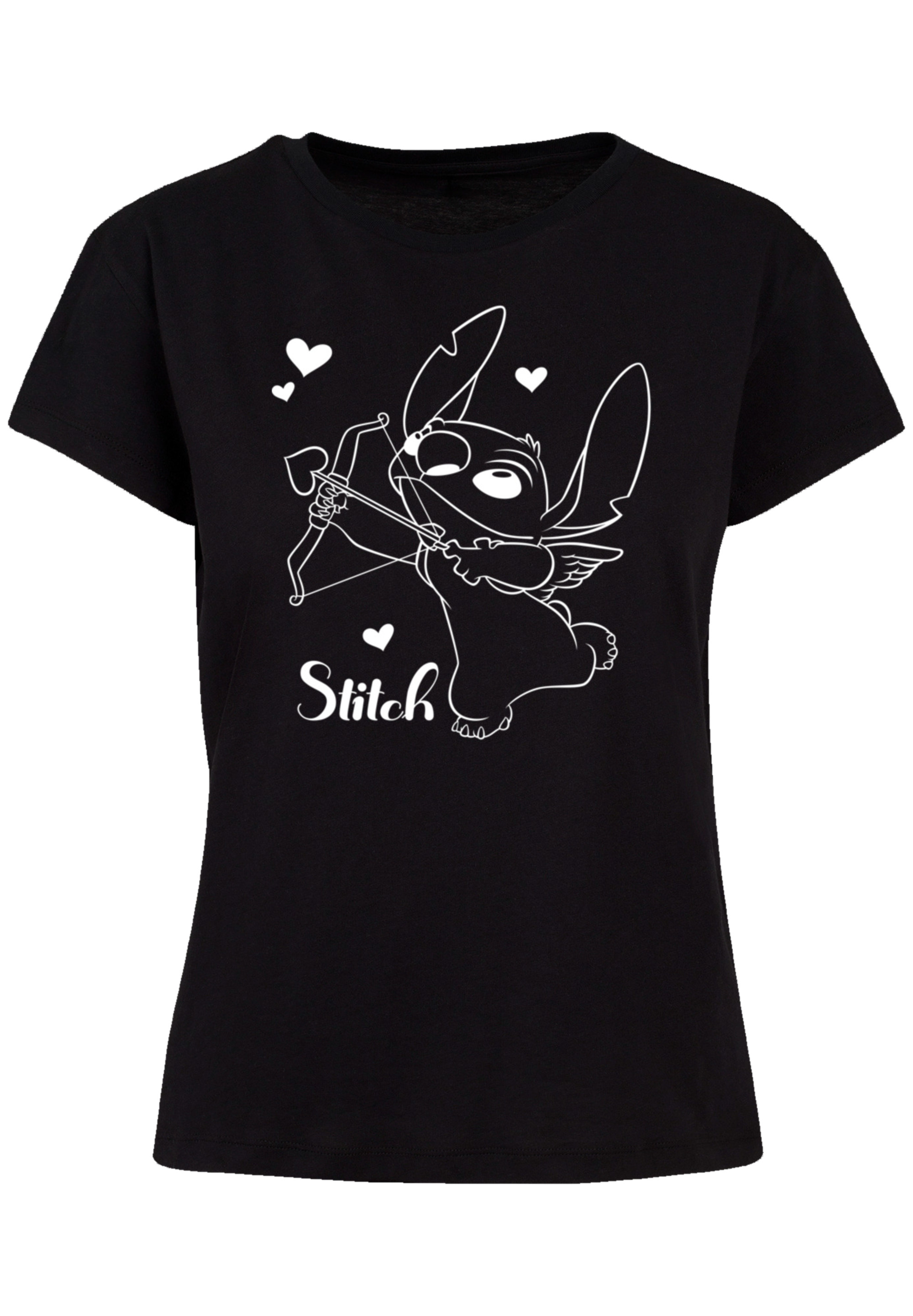 

Футболка F4NT4STIC Ladies Box Tee Disney Lilo & Stitch Heartbreaker, черный