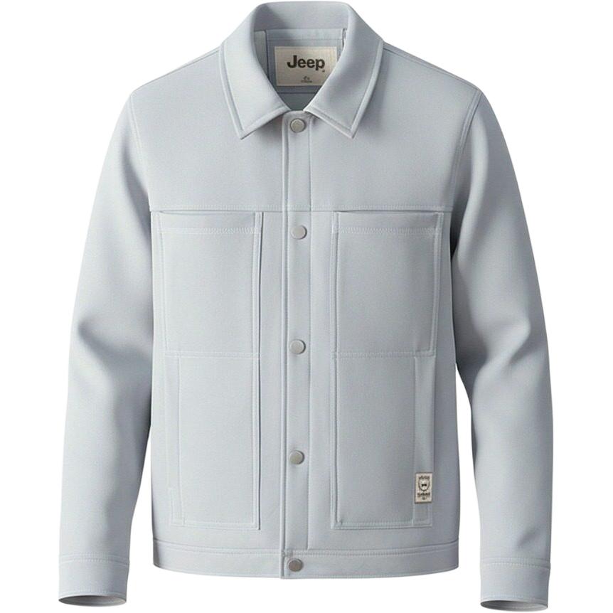 

Куртка Unisex Lapel Moderate Others Jeep, белый