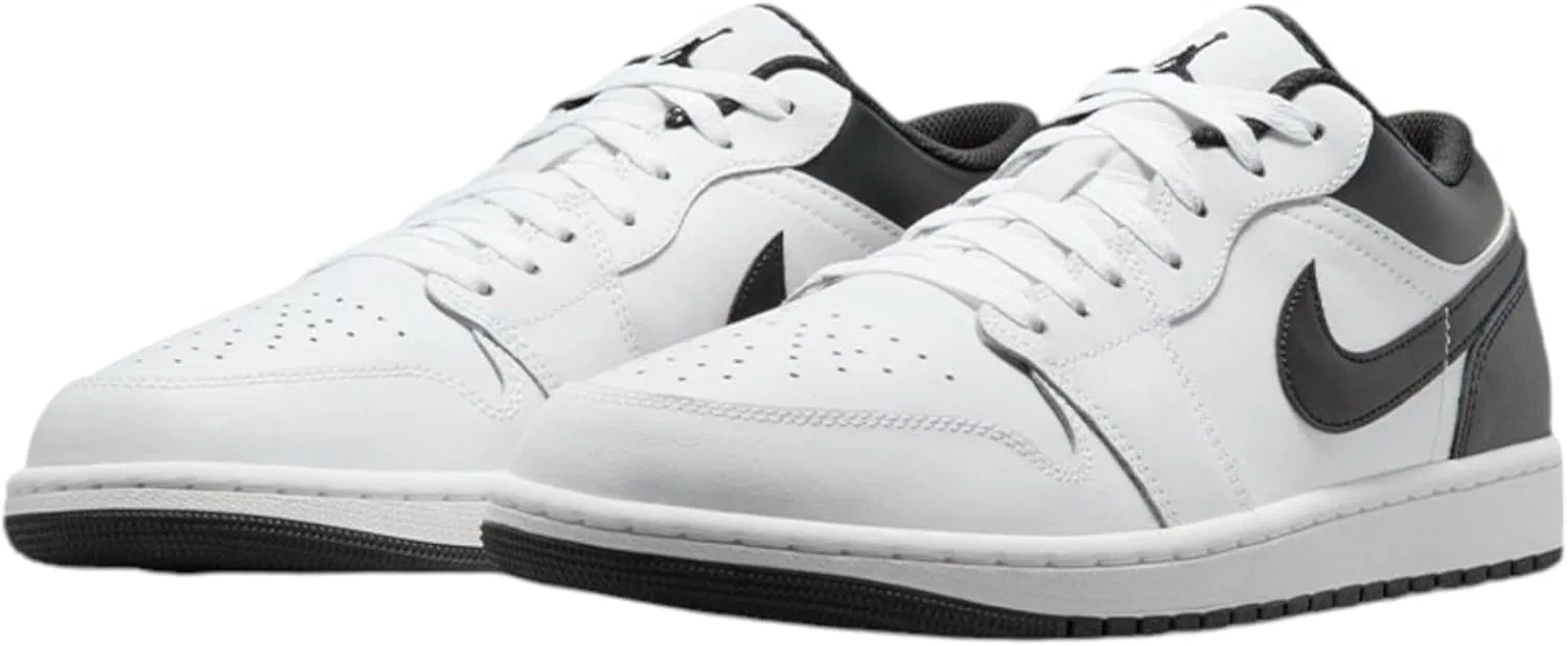 Мужские баскетбольные кроссовки Nike Air Jordan 1 Low, 2-White Black — фото 2