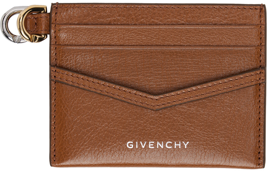 

Коричневый держатель для карт Voyou Givenchy, Soft tan