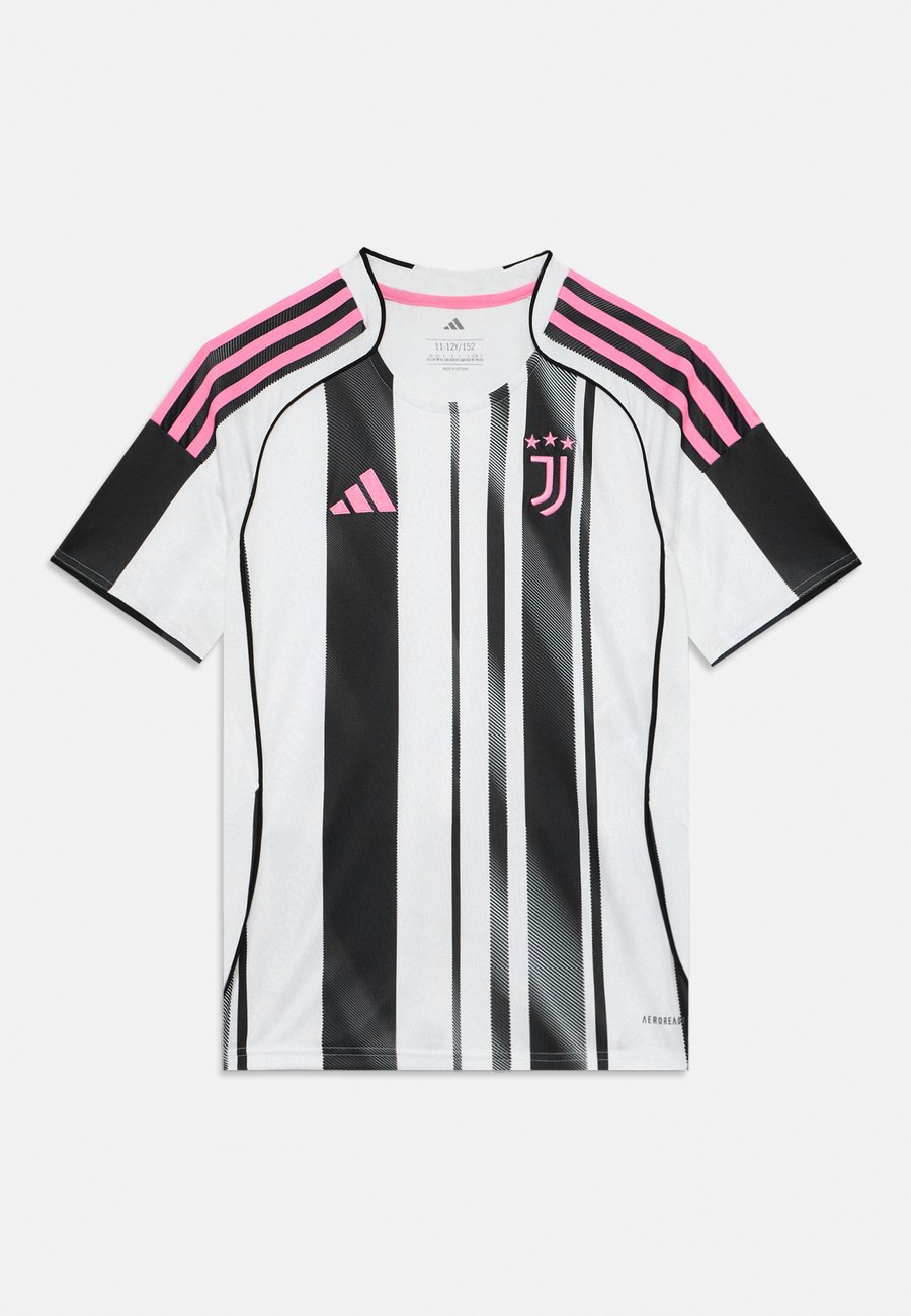 Футболка Adidas Performance JUVENTUS 25/26 HOME JERSEY KIDS UNISEX, White/Black/White — фото 3