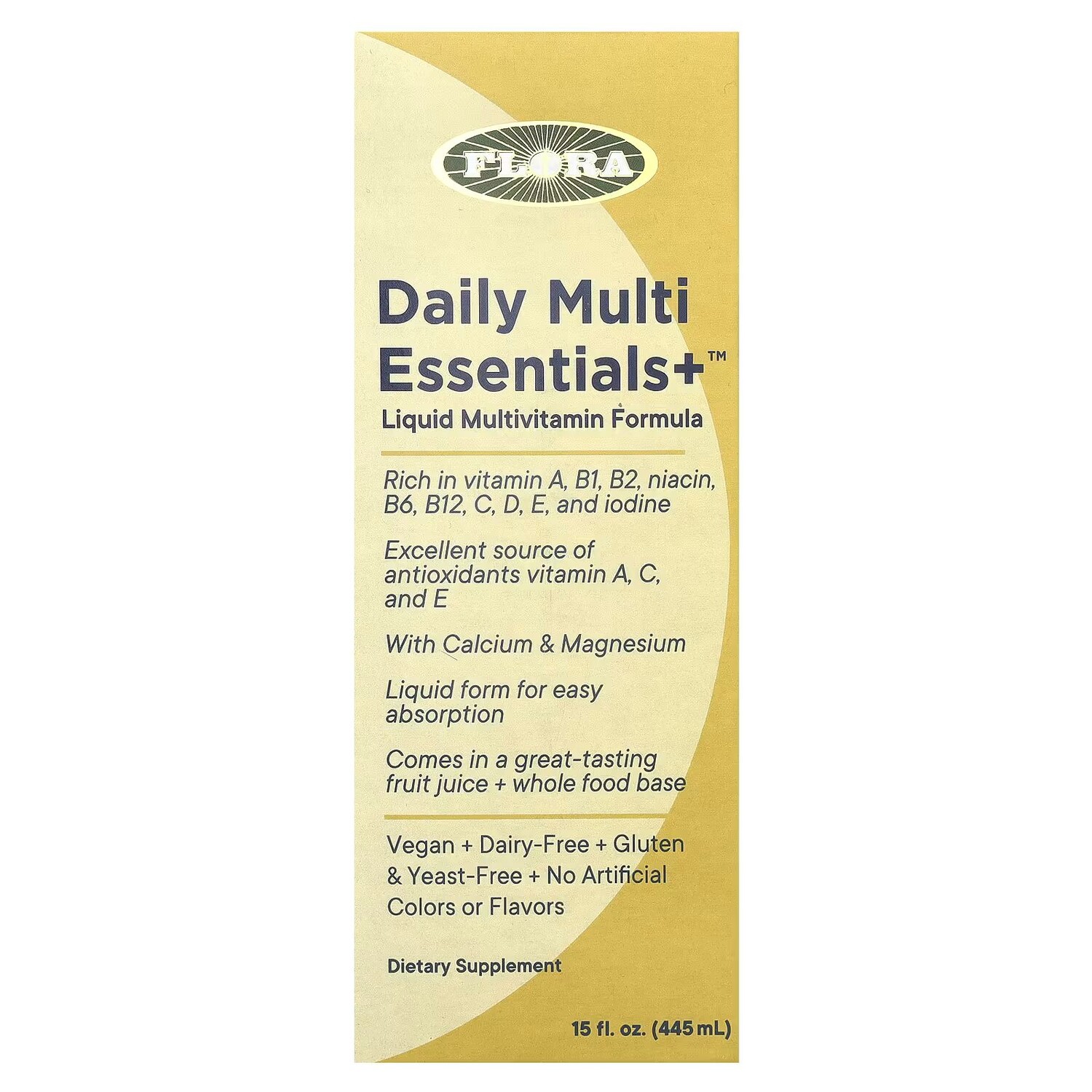 

Daily Multi Essentials+, 15 жидких унций (445 мл) Flora