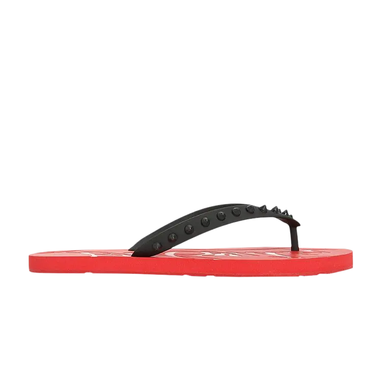 

Кроссовки Christian Louboutin Loubi Flip Flat, красный
