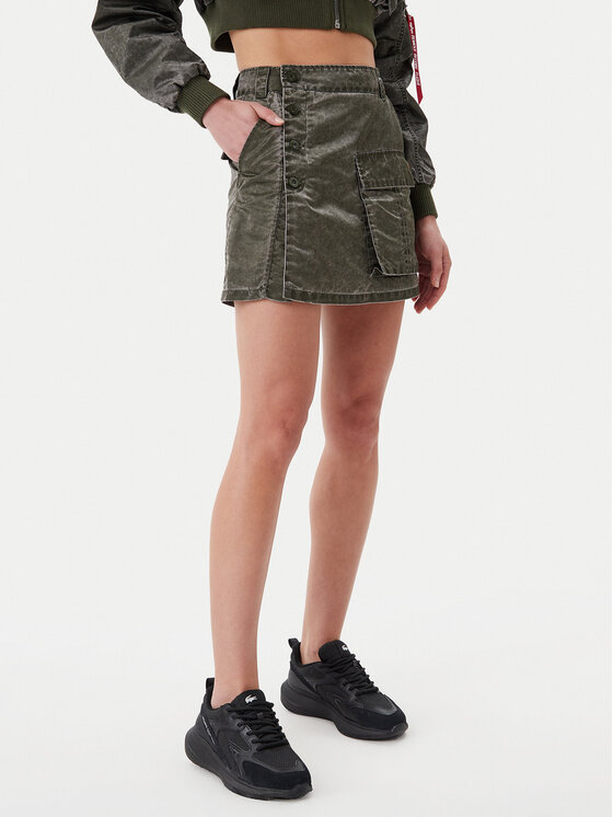 

Мини-Юбка обычного кроя Vintage 156052 Alpha Industries, черный