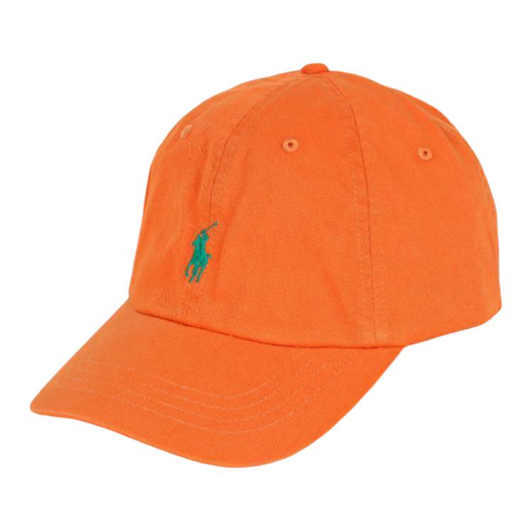 

Polo Ralph Lauren Хлопковая бейсболка унисекс оранжевая, Orange