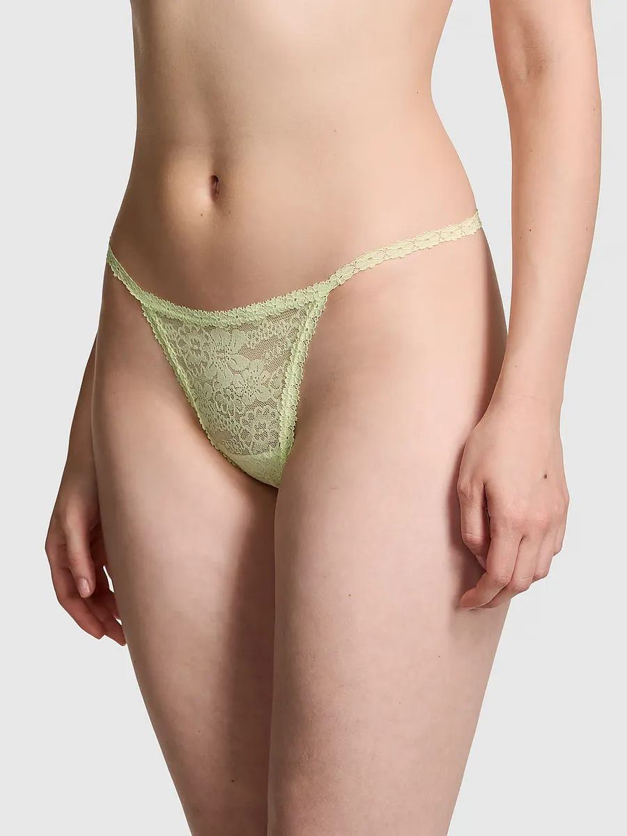 

Трусики Wink с V-образными стрингами Pink, цвет Lime Cream