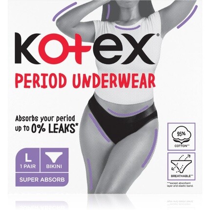 

Нижнее белье Kotex, размер L - 1 шт.