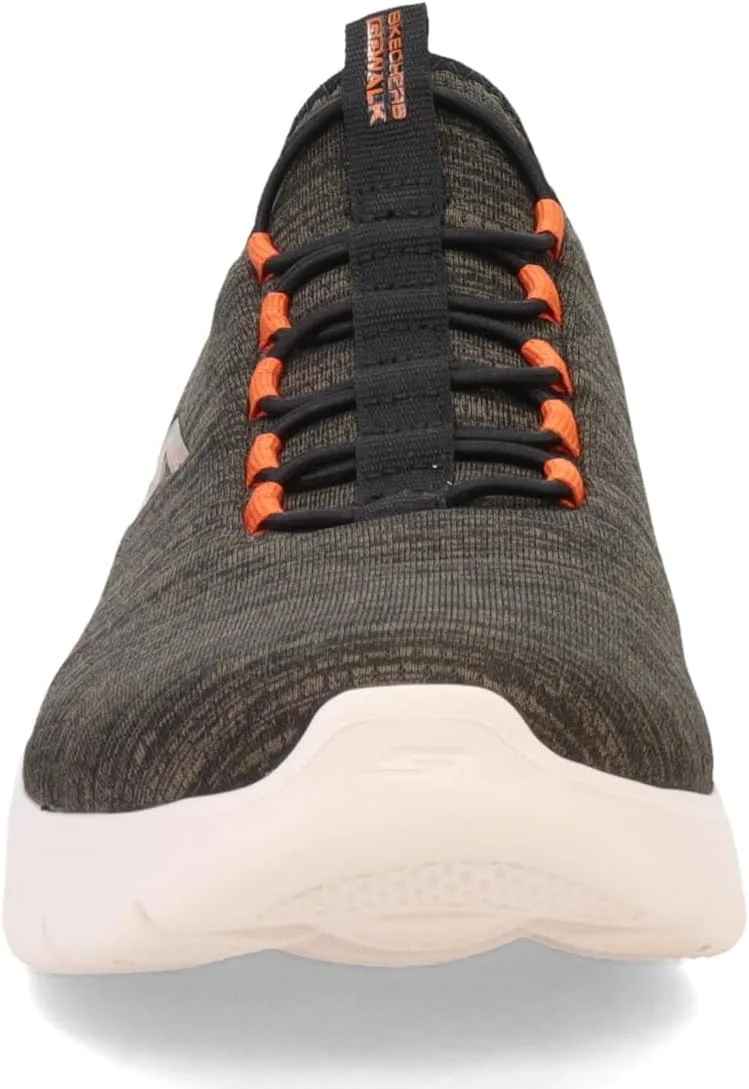 Мужские спортивные кроссовки Skechers Gowalk Flex с воздушной подушкой без шнурков, черный — фото 3