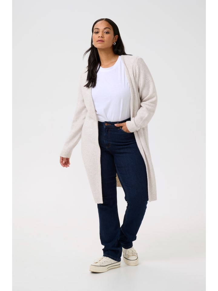 

Кардиган KAFFE curve, цвет feather gray melange