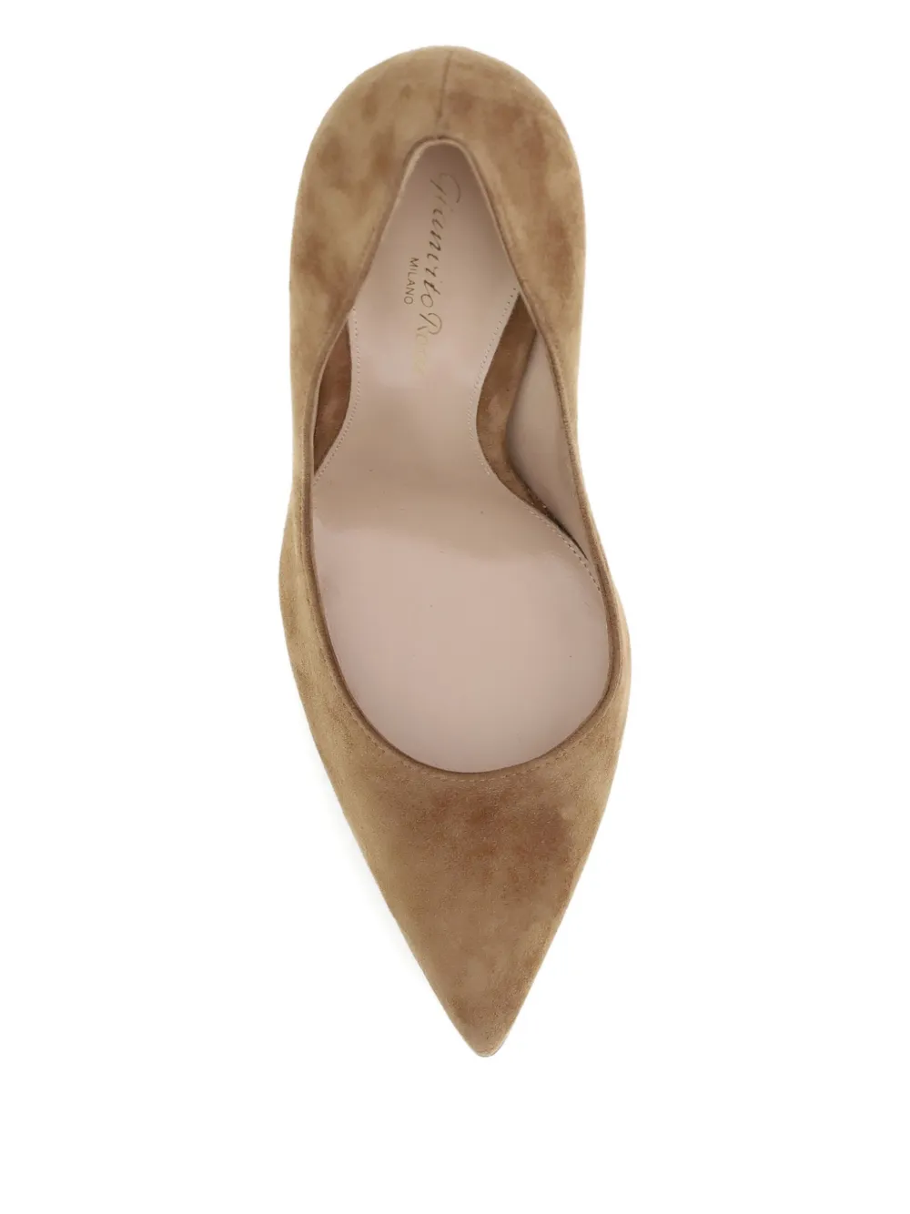 Туфли 105mm Court pumps Gianvito Rossi, коричневый — фото 4