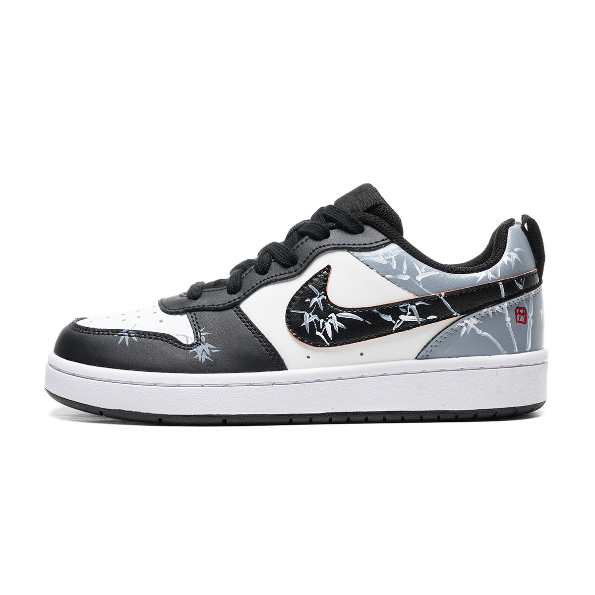 

Обувь для скейтбординга Court Borough для детей, начальная школа Nike, цвет Black White Gray