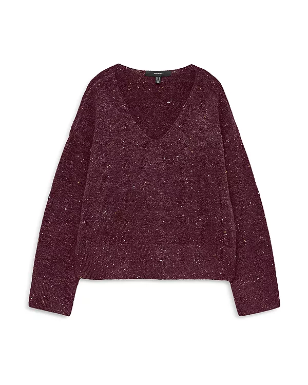 

Свитер с длинными рукавами и V-образным вырезом Tabita Vero Moda, красный