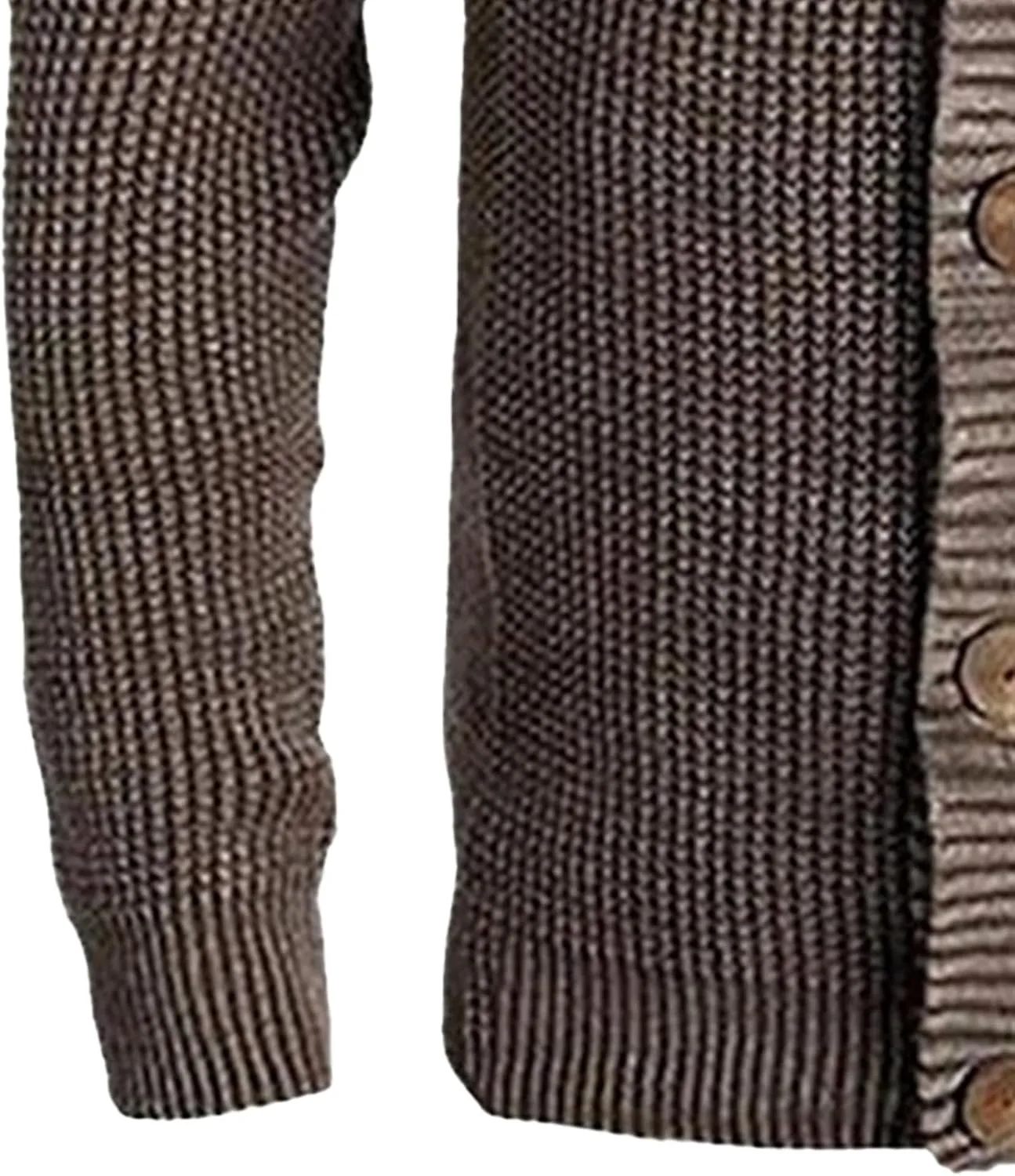 Мужской кардиган с воротником стойкой, Slim Fit — фото 4