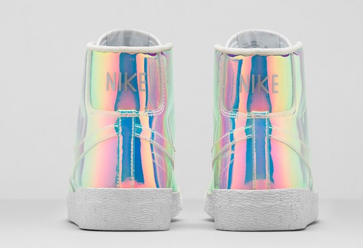Кроссовки Nike Wmns Blazer Mid Prm Qs 'Iridescent', разноцветный — фото 4