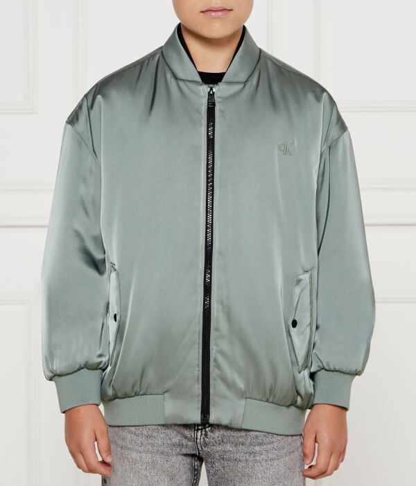 

Куртка-Бомбер Regular fit Calvin Klein Jeans, зеленый