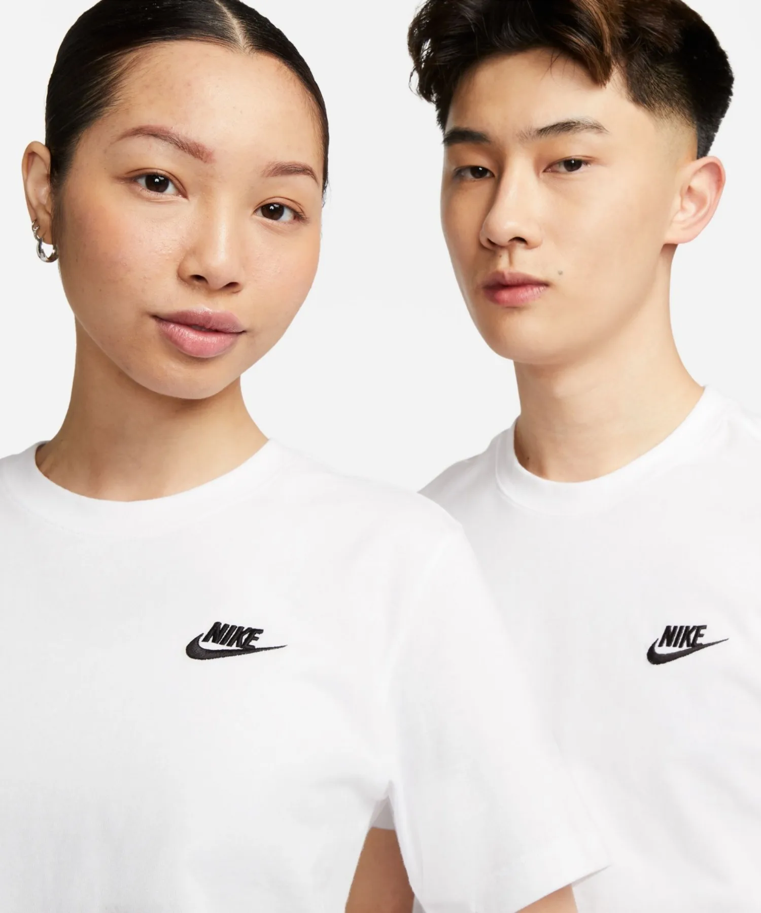 Мужская футболка Nike Sportswear Club с логотипом, белая — фото 3