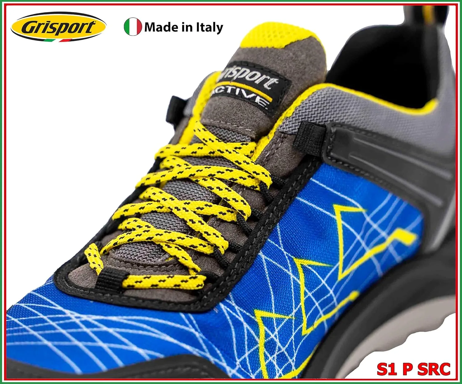 Защитные рабочие ботинки Digitex Activ Pro Speed для Grisport S1P, спортивный дизайн, синий цвет Generisch — фото 3