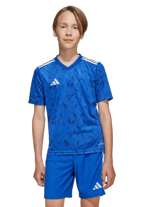 Футболка спортивная Adidas Performance, синяя — фото 3