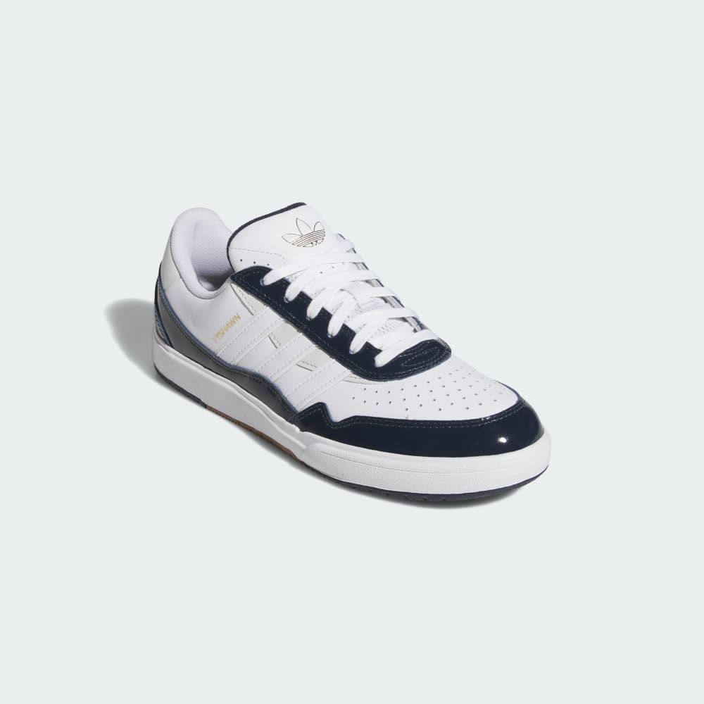 Кроссовки Adidas Tyshawn II Shoes, цвет Cloud White/Collegiate Navy/Grey One — фото 4