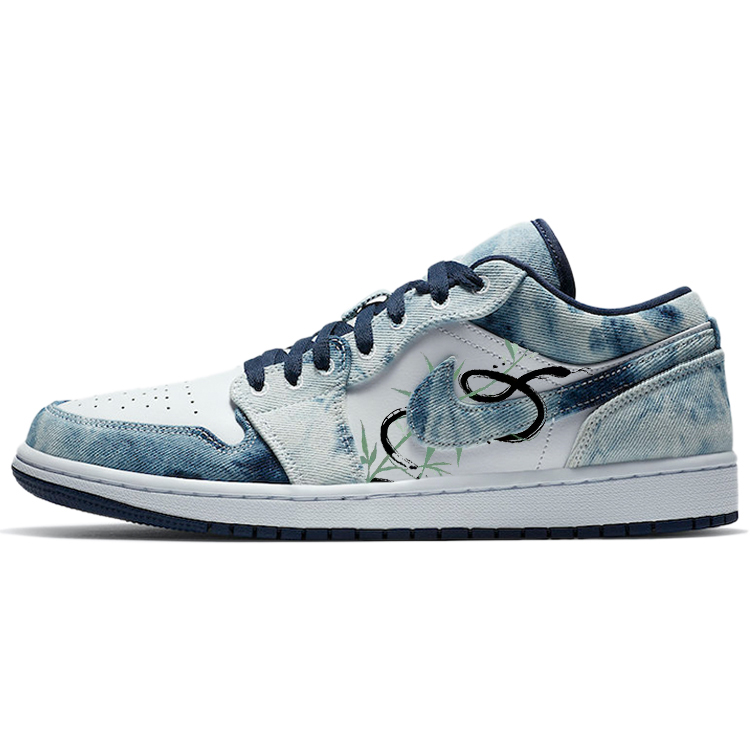 

Jordan Баскетбольные кроссовки Air 1 Vintage, низкие, мужские, синие/белые