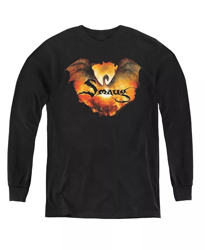 

Свитшот с длинным рукавом для мальчиков Hobbit Youth Reign In Flame The Hobbit, черный