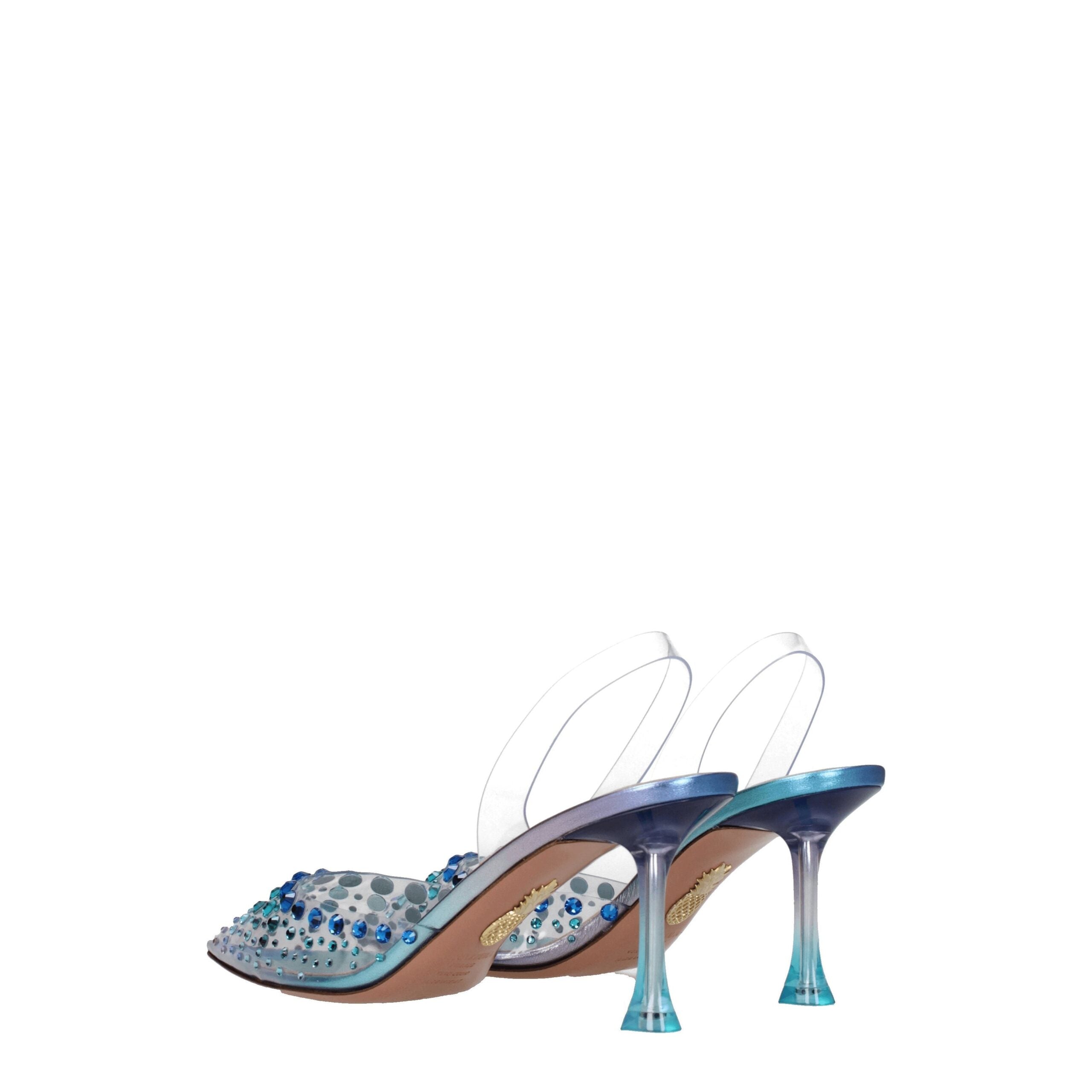 Акваццура Прозрачный Пвх Женские Сандалии Aquazzura, Transparent — фото 4