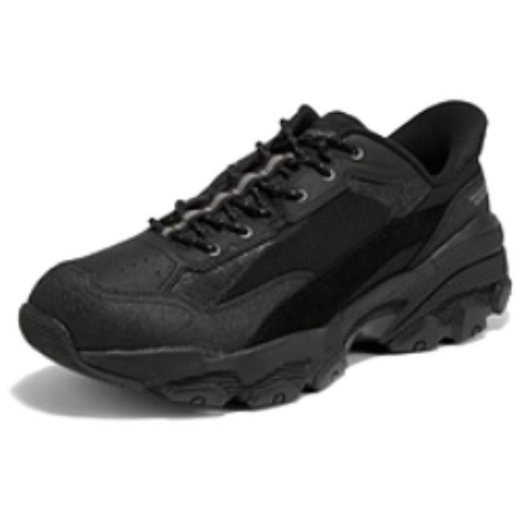 Мужские OUTDOOR повседневные кроссовки Low top с амортизацией Skechers, черный — фото 3
