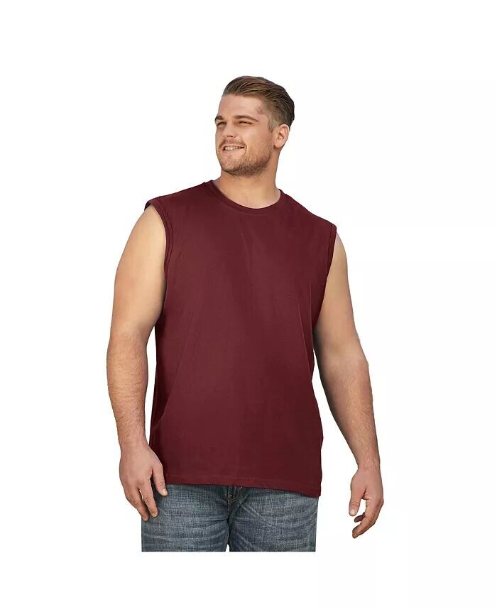 

Легкая футболка с мышцами Big & Tall без усадки KingSize, красный