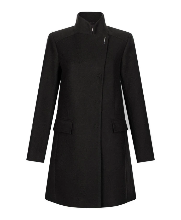 

Элегантное шерстяное пальто Liu Jo, черный