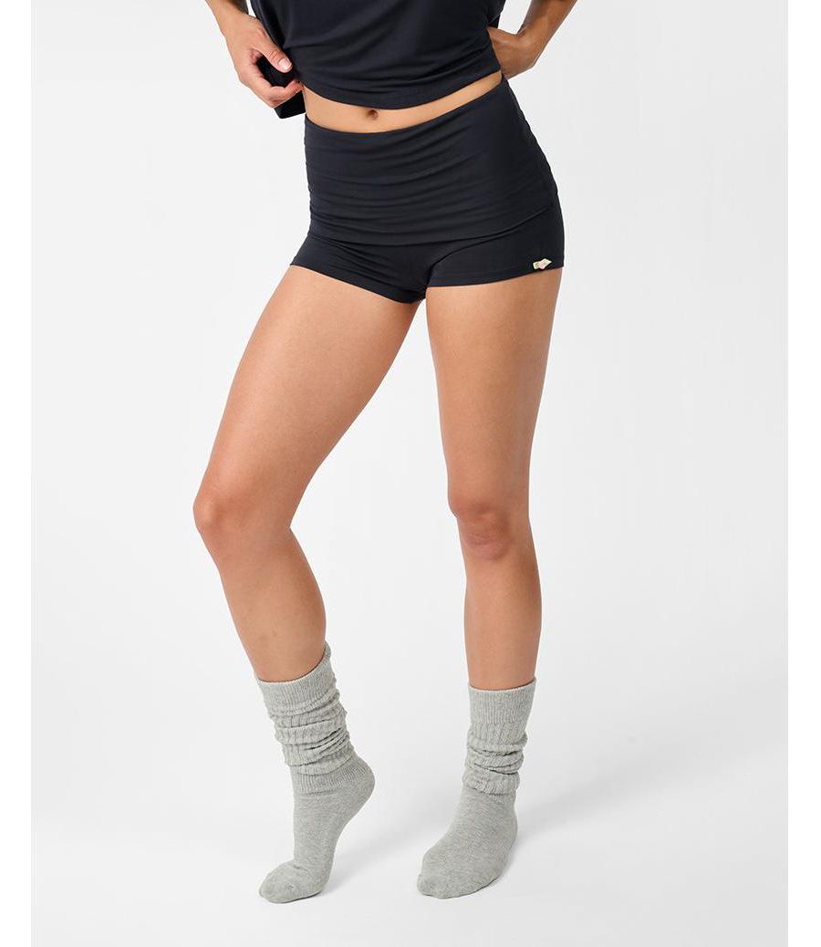 

Женские шорты для сна с отворотом WeWoreWhat, Black