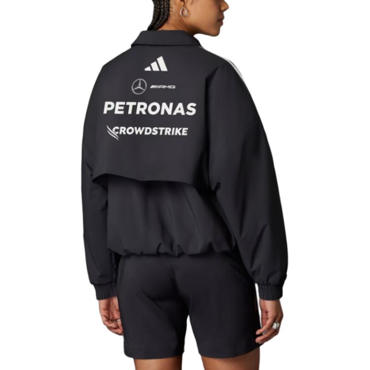Adidas Куртка женская Mercedes AMG Petronas F1 Team, Black/White — фото 4