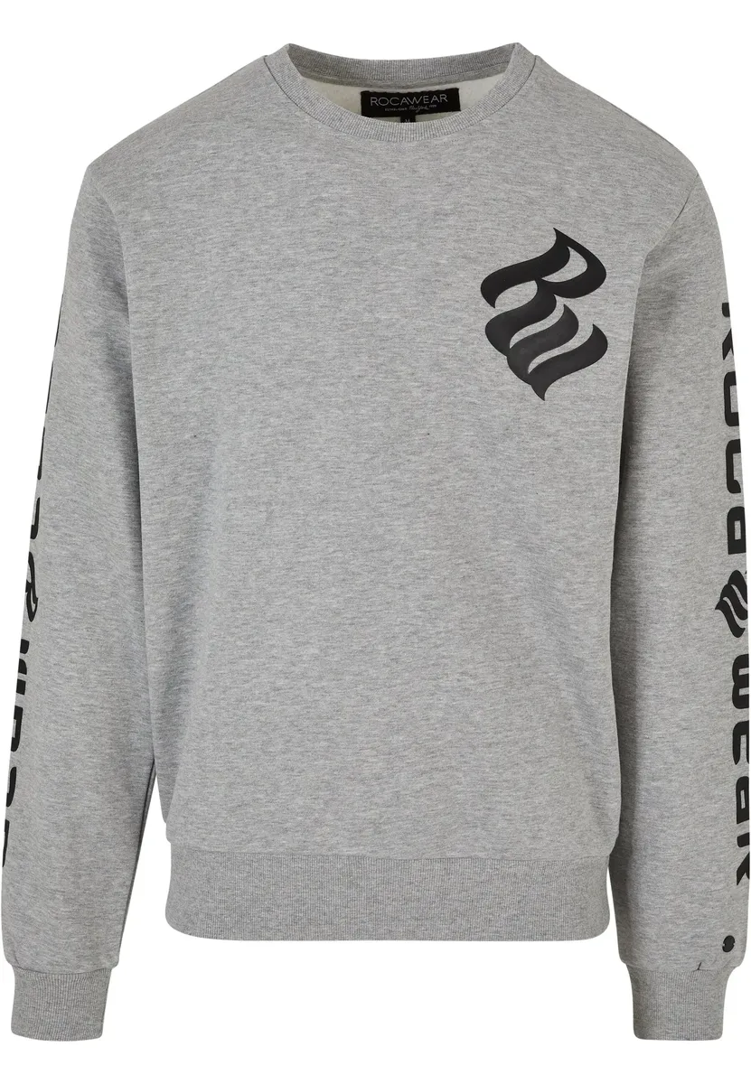 

Свитер с круглым вырезом Rocawear " Rocawear Men's Rocawear Printed Sweatshirt", серый