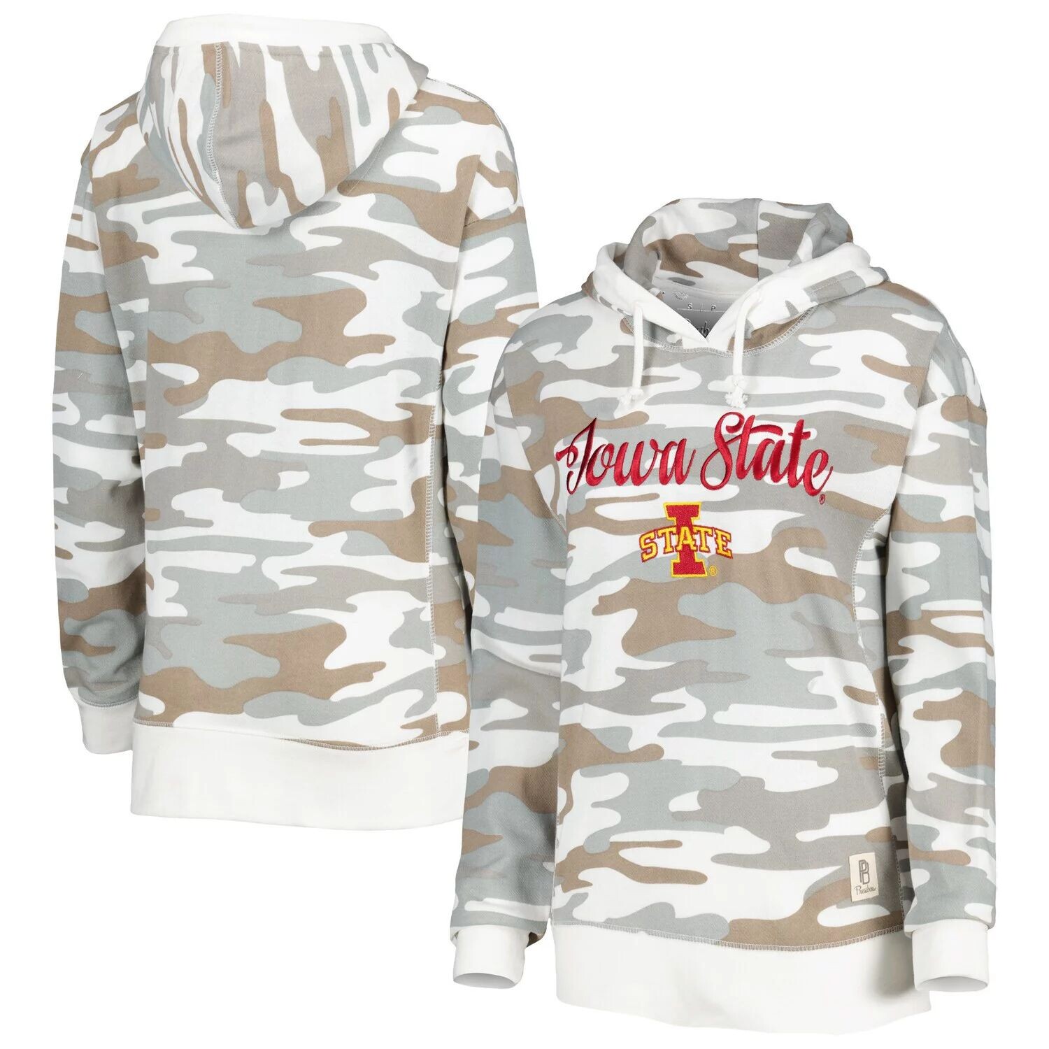 

Женский пуловер с капюшоном Pressbox Camo Iowa State Cyclones San Pablo