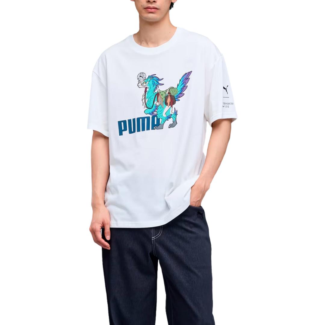 

Футболка Monster Hunter Wilds DRYCELL FW25 Unisex PUMA, белый/белый