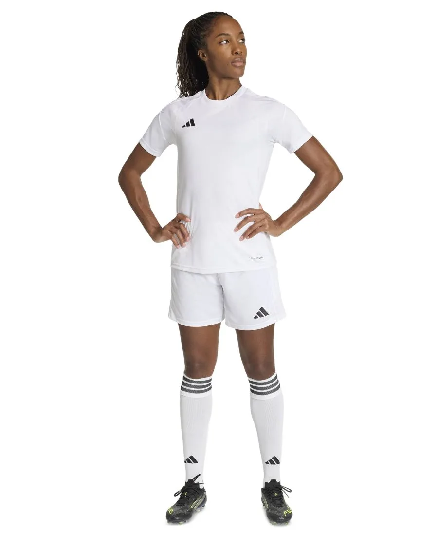 Женская футболка Tiro 26 League Soccer Adidas, белый/белый/черный — фото 2