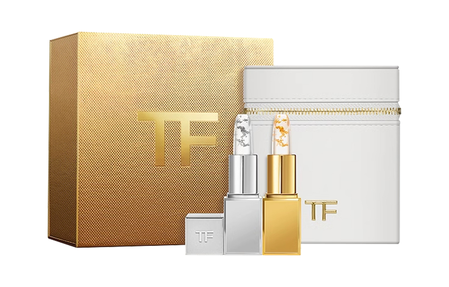 

Tom Ford Наборы средств по уходу за кожей Qixi Festival Limited Gold Foil Platinum с золотой фольгой: увлажнение и питание, 3 г*2