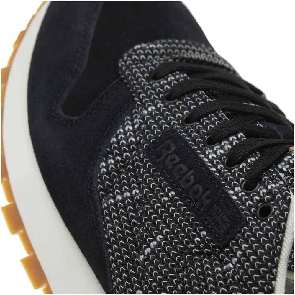 Мужские кожаные кроссовки для фитнеса Reebok Cl, Schwarzstark Grey Sand Stone Gum — фото 2